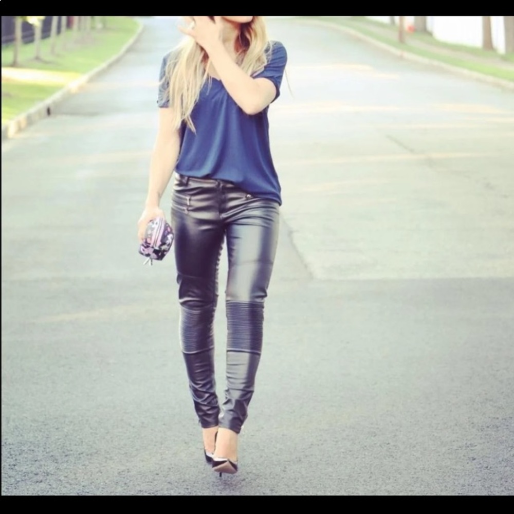 Kittenish Faux Leather Pants